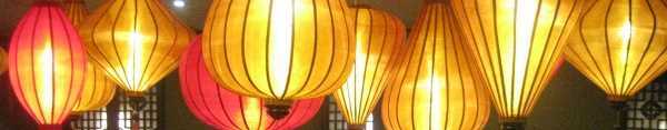 Koperen lampionnen als hanglamp Koperen lampionnen als hanglamp