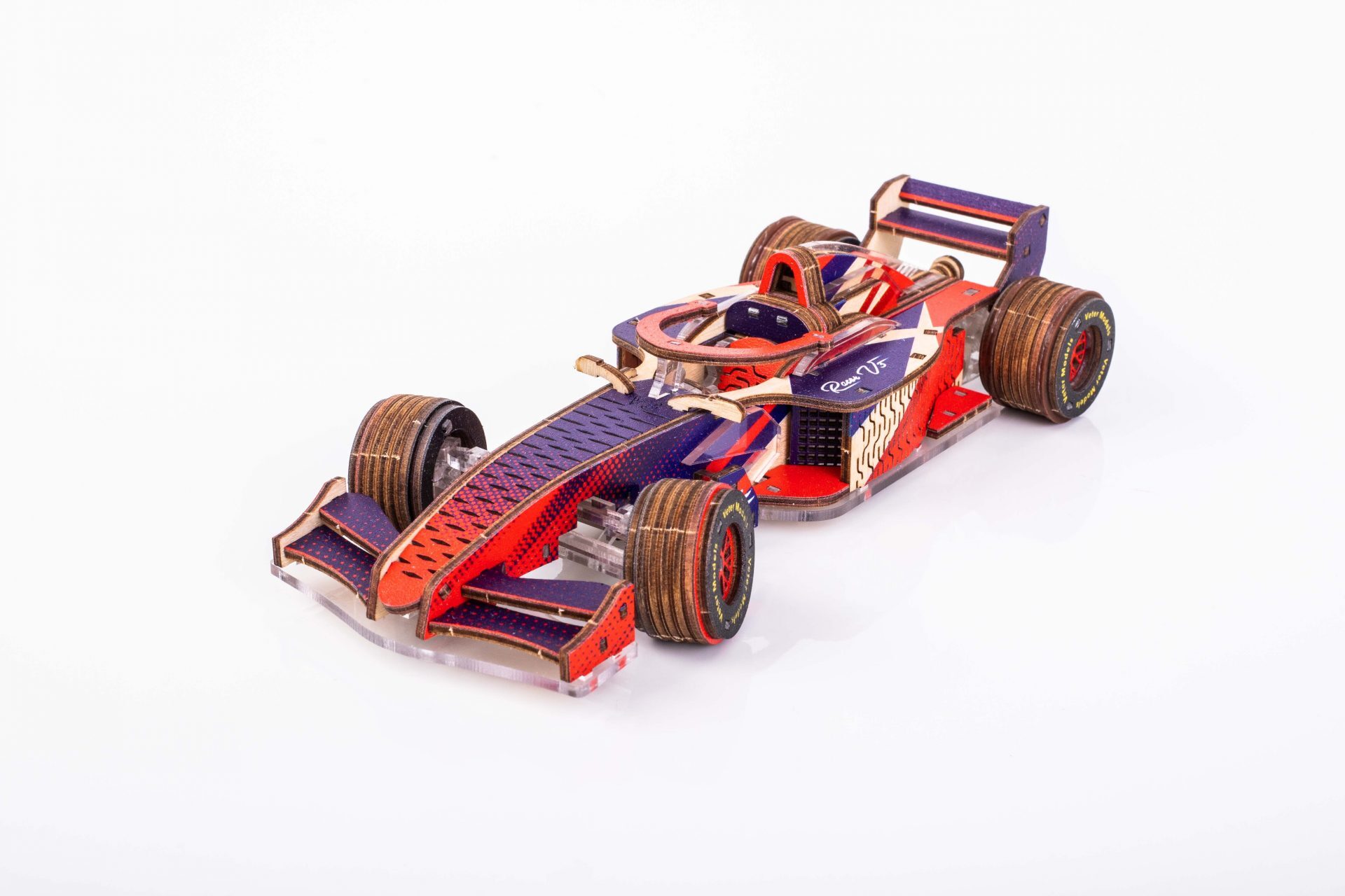 Racer V3 Rood met paars