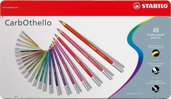 CarbOthello chalk pastel pencils