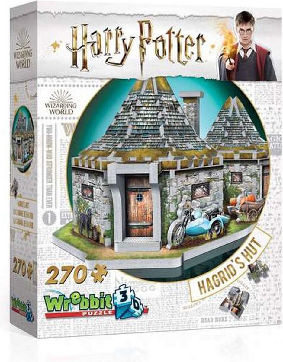 Harry Potter 3D puzzel - Hagrids Hut