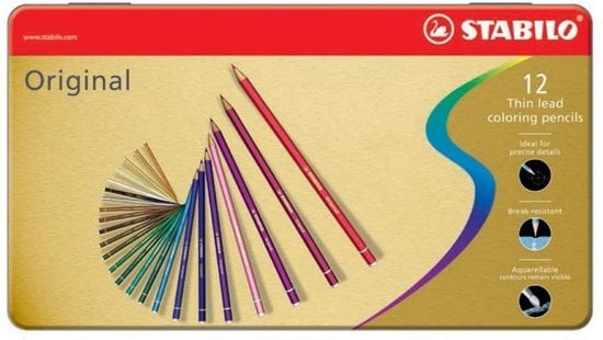 Original thin lead coloring pencils