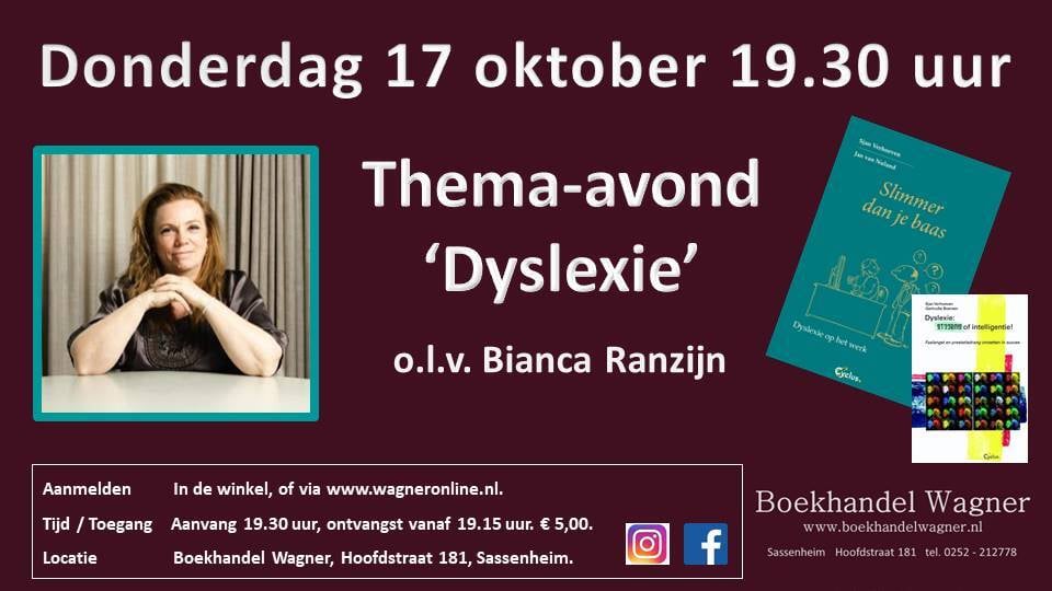 17 oktober them avond dyslexie