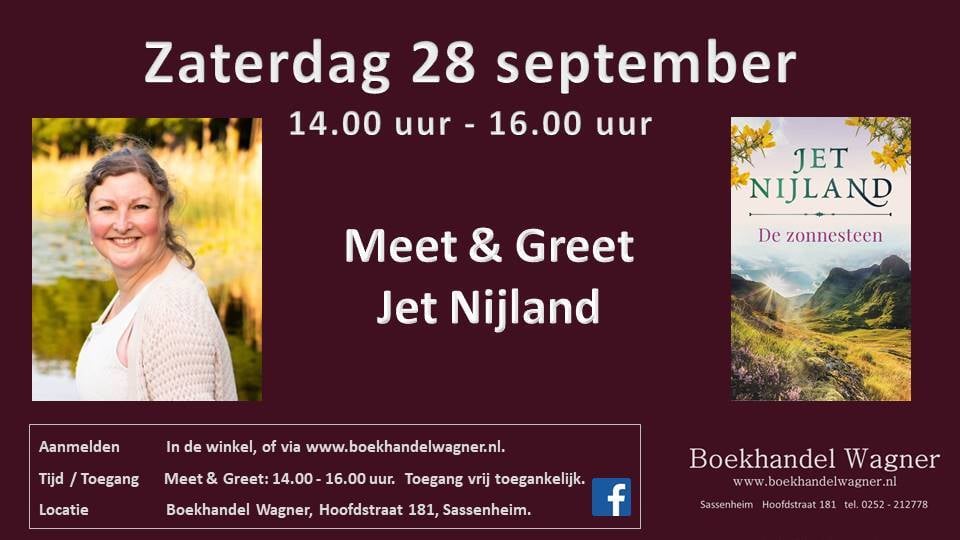 28 september Meet & Greet Jet Nijland