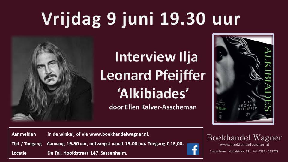 Uitnodiging: interview Ilja Leonard Pfeijffer