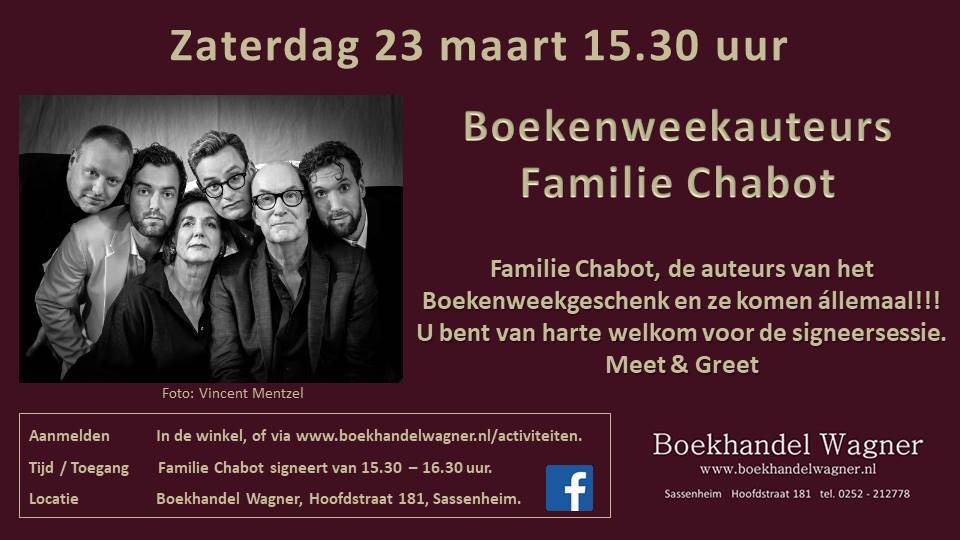 23 maart Meet & greet Familie Chabot