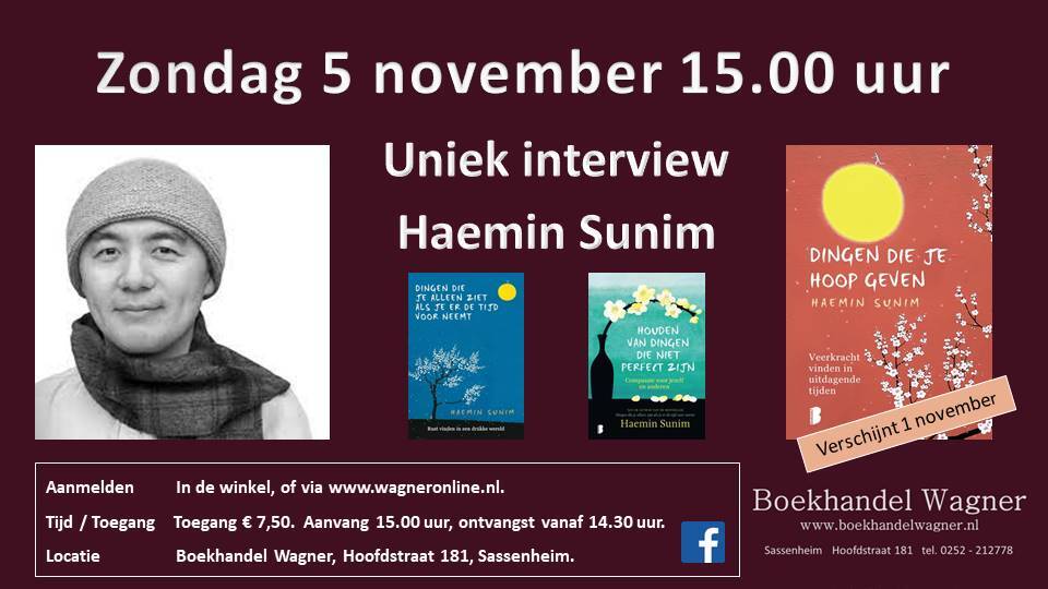 Uitnodiging: uniek interview Haemin Sunim