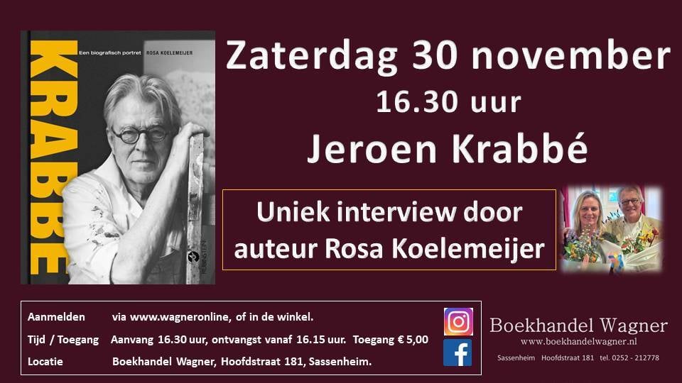 30 november uniek interview Jeroen Krabbé