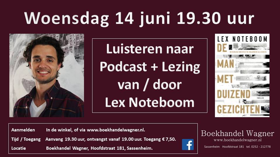 Uitnodiging: lezing Lex Noteboom