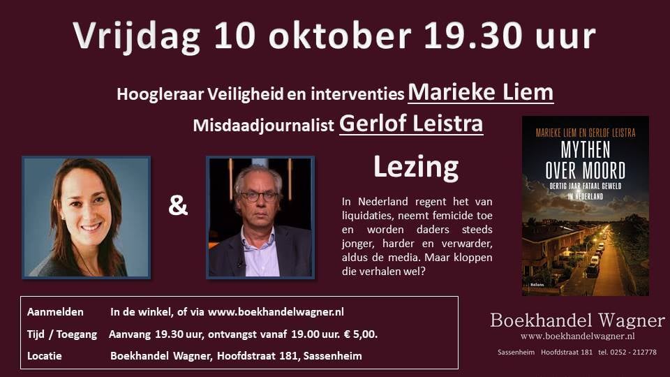 10 oktober lezing Marieke Liem en Gerlof Leistra