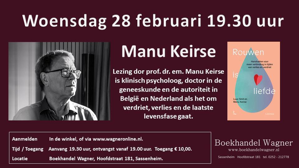 28 februari lezing Manu Keirse