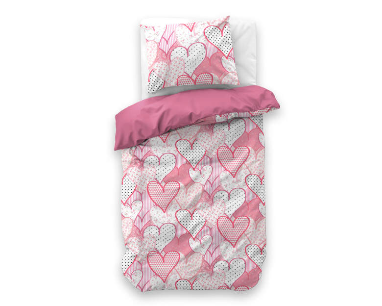 Hearts love Roze 140 x 200/220