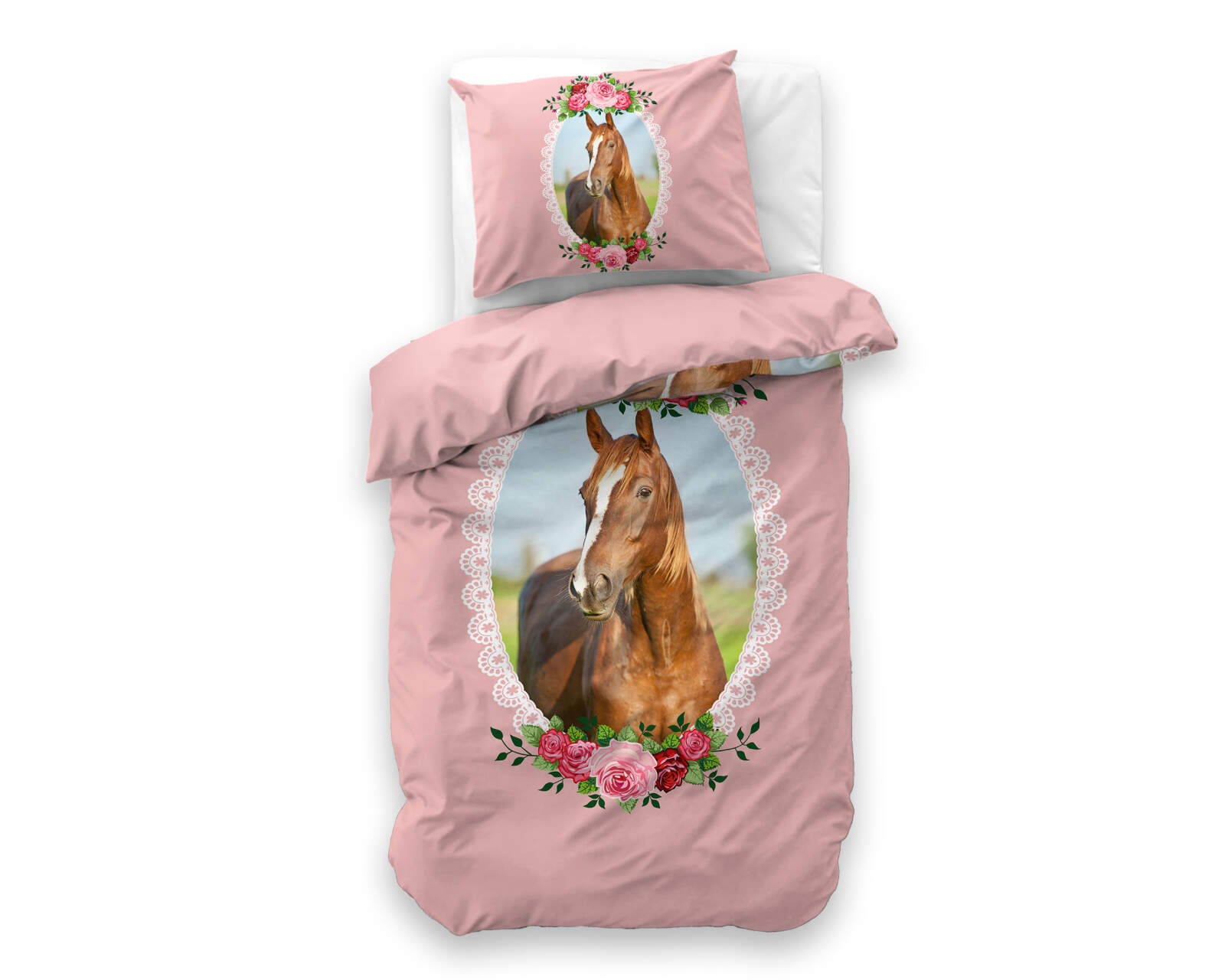 Cute Horse Roze 140 x 200/220