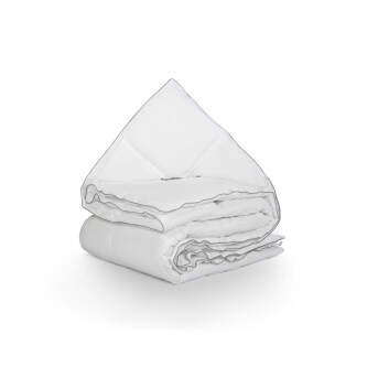 Percale Cotton Touch Enkel Dekbed Wit - 240X200