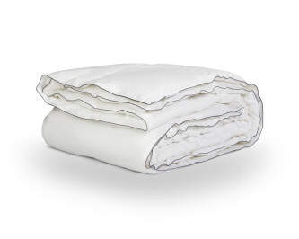 Percale Cotton Touch Enkel Dekbed Wit - 240X220