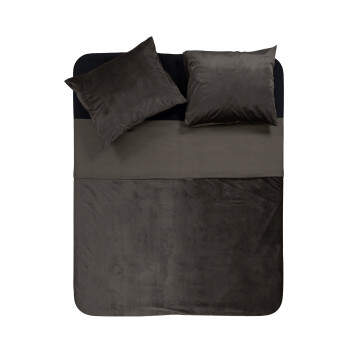 Velvet Piping Deep Taupe 200 x 220