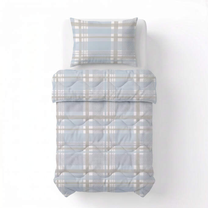 Lazy Dekbed Lilou Blauw 140 x 220