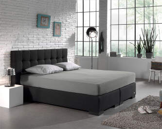 Dubbel Jersey 220 gr. Hoeslaken Grijs 190/200 x 220/230