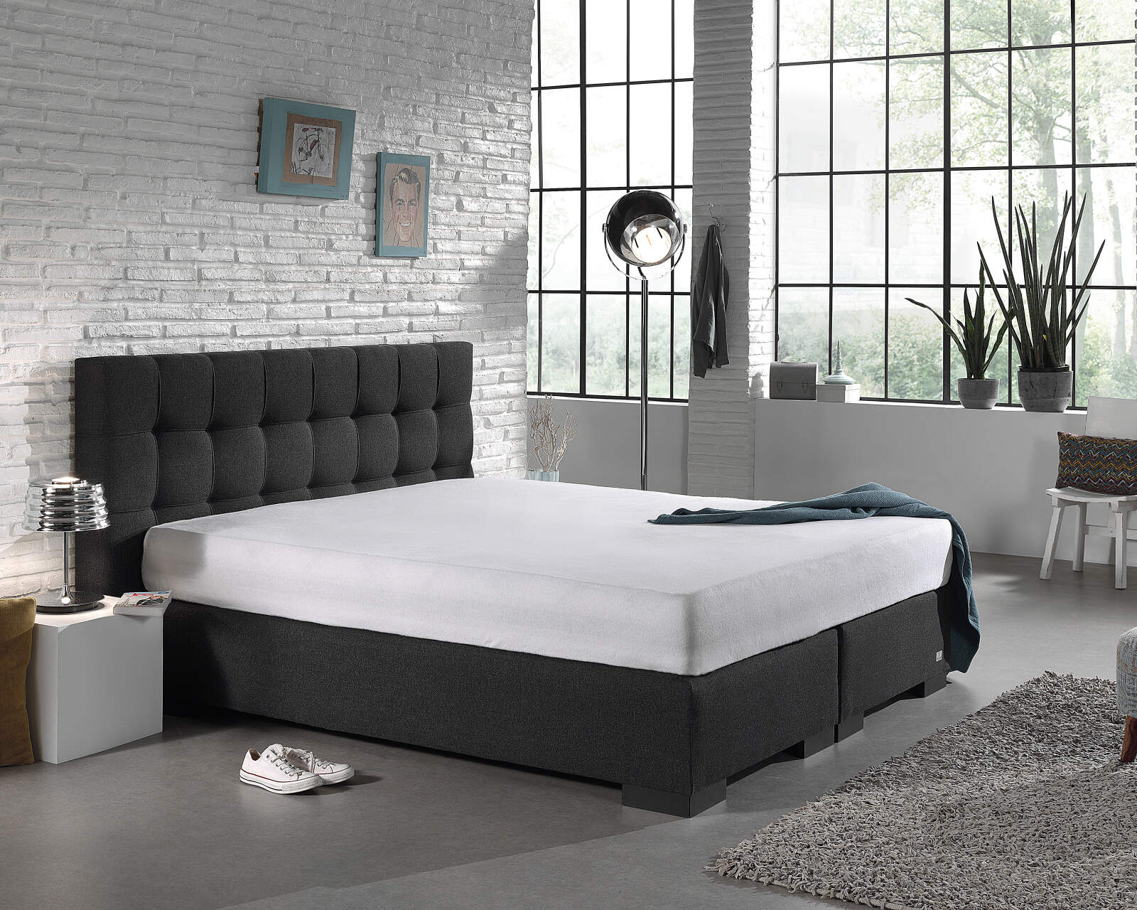 Molton Hoeslaken 160 x 200/220