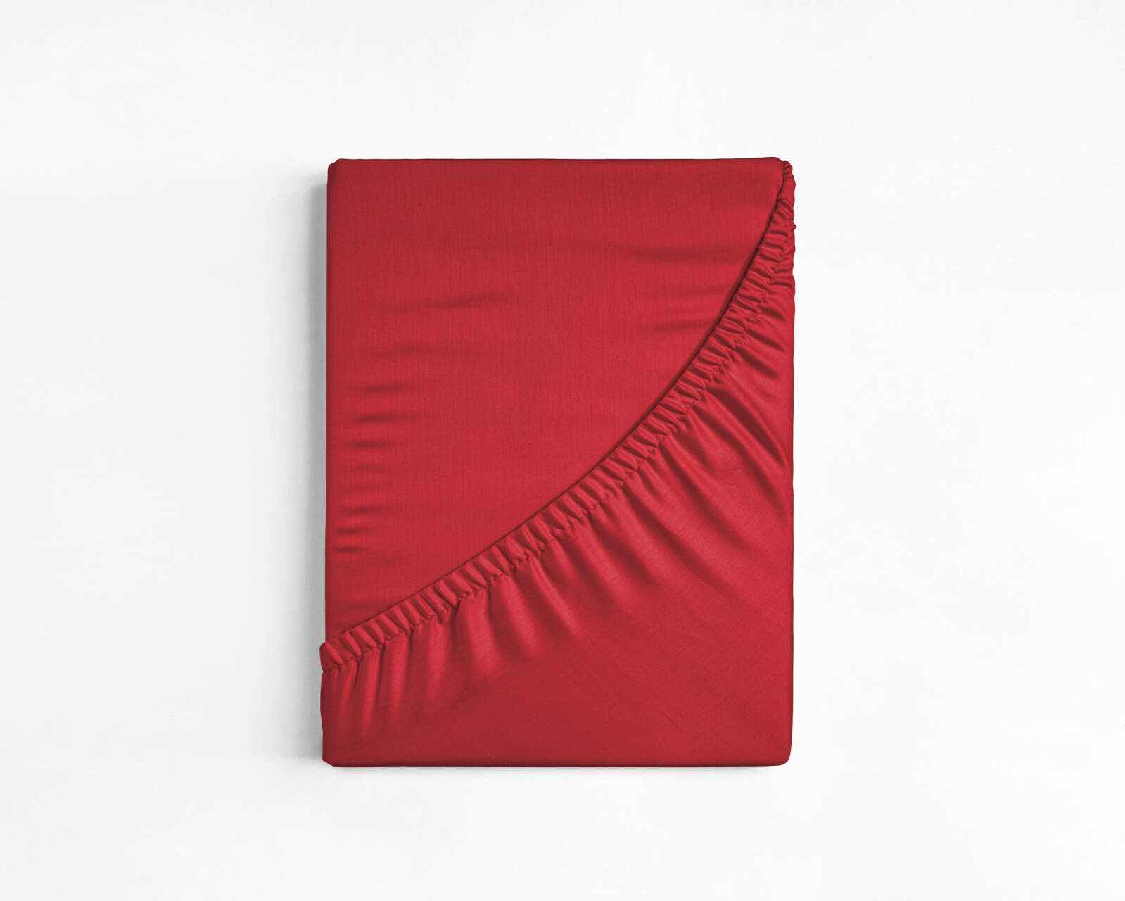 Katoenen Hoeslaken Rood 80 x 200