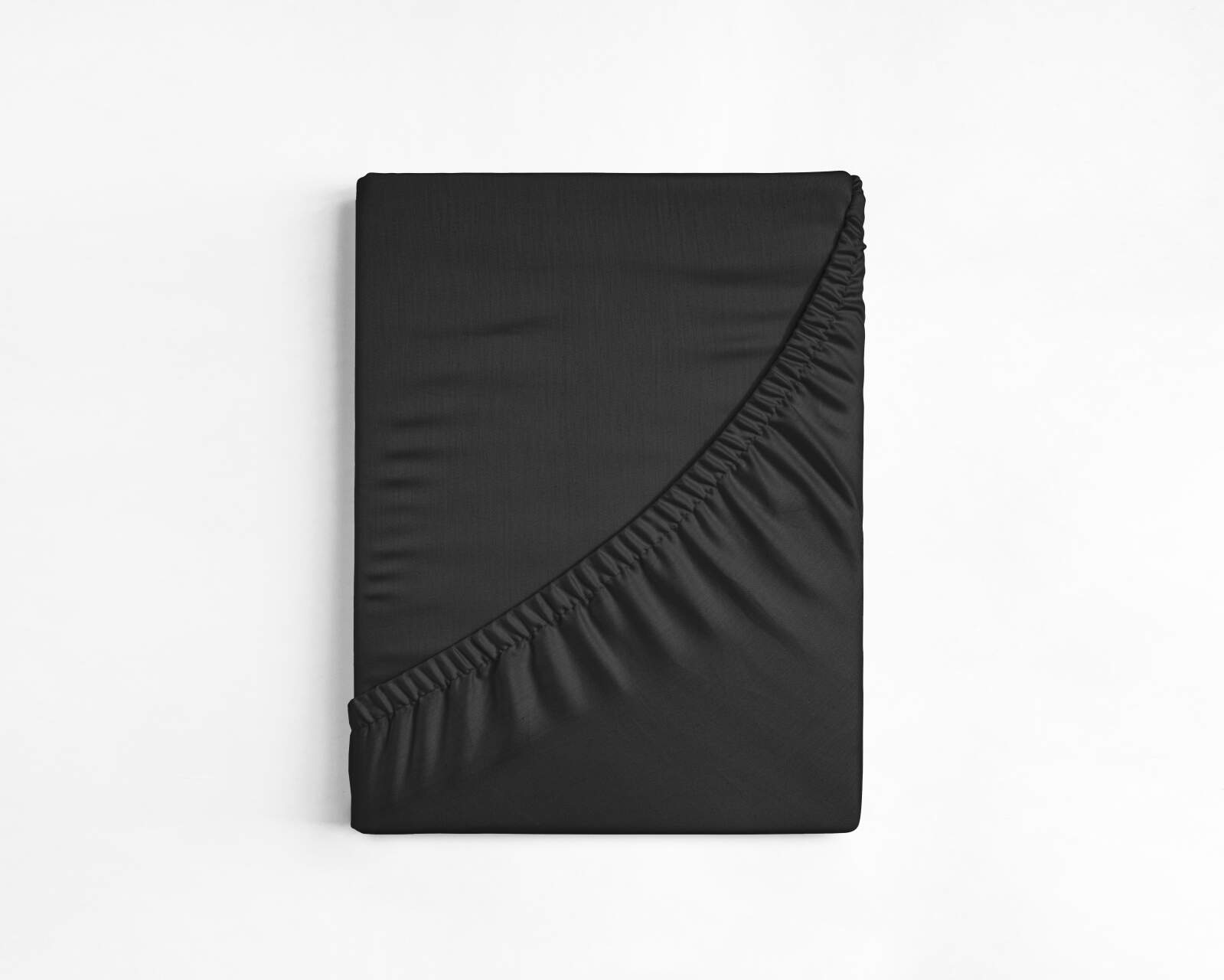 Katoenen Topper Hoeslaken Zwart 180 x 200