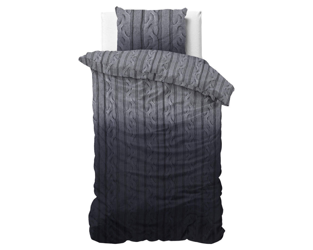 DH Flanel Dante Antraciet 140 x 220
