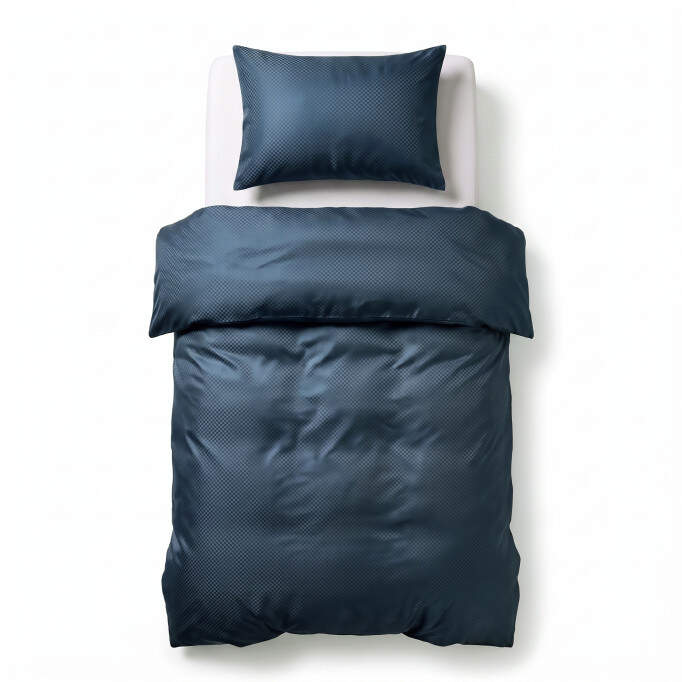 Satin Point Navy 140 x 220