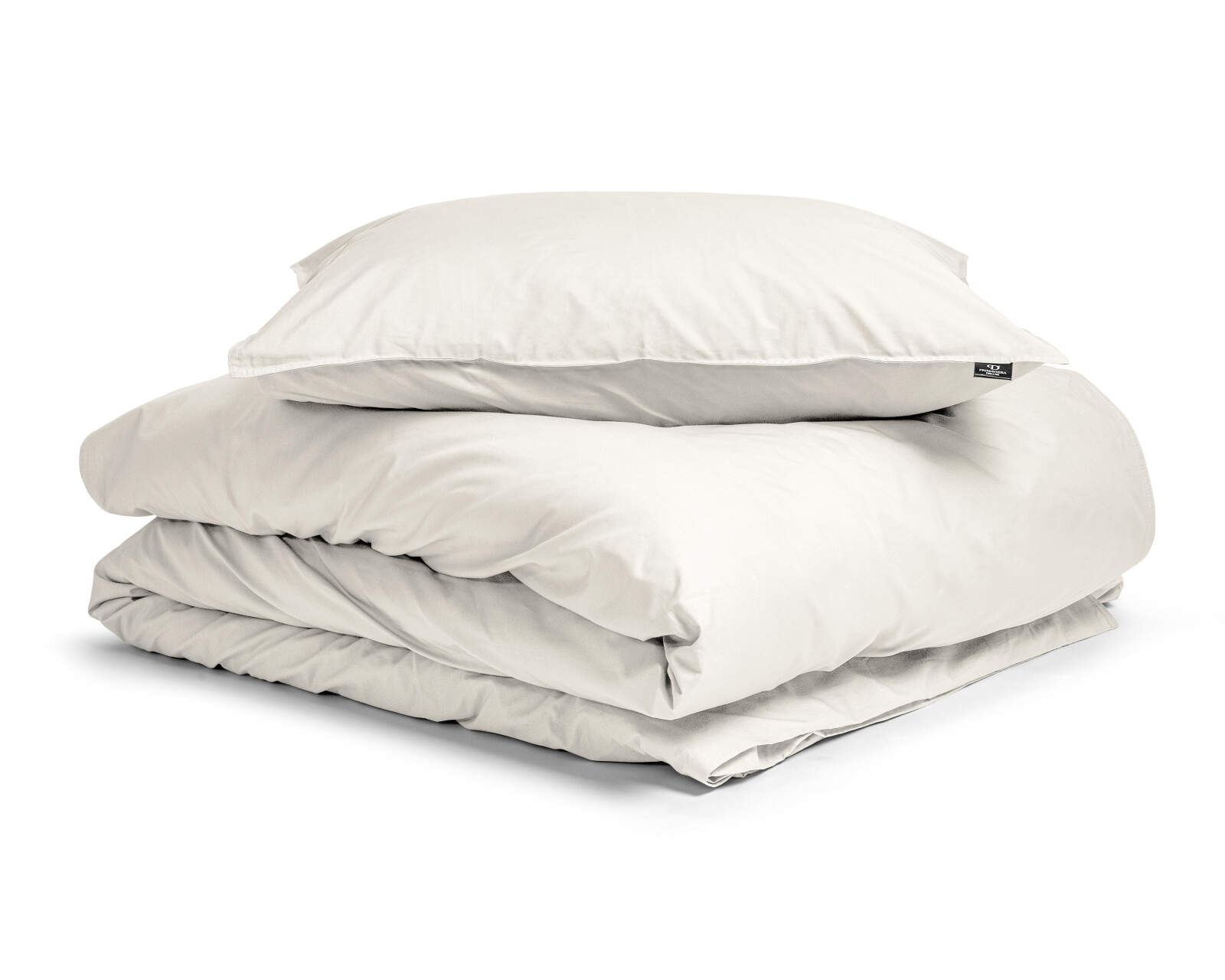 Egyptisch Katoen Uni Dekbedovertrek Creme 140 x 200/260