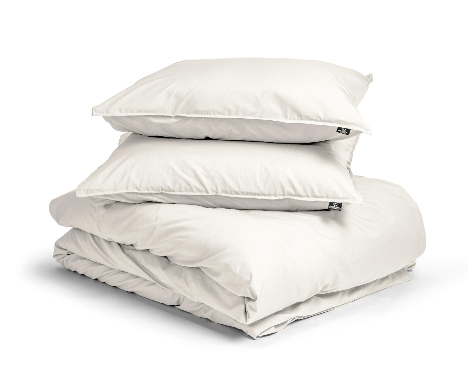 Egyptisch Katoen Uni Dekbedovertrek Creme 200 x 200/260