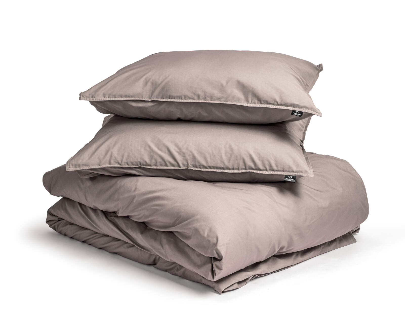 Egyptisch Katoen Uni Dekbedovertrek Taupe 240 x 200/260