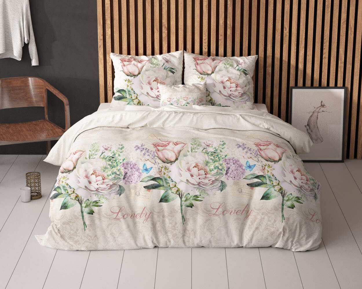 Lovely Flower Beige 140 x 200/220