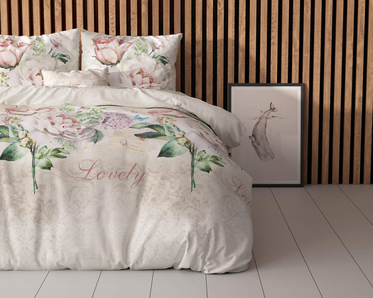 Lovely Flower Beige 200 x 200/220