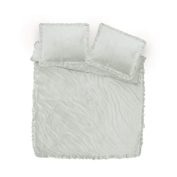 Velvet Ruffles Cappuccino Wit 200 x 220