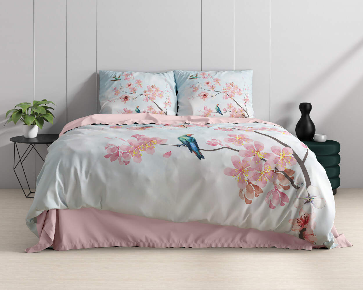 Layla Blauw 240 x 200/220
