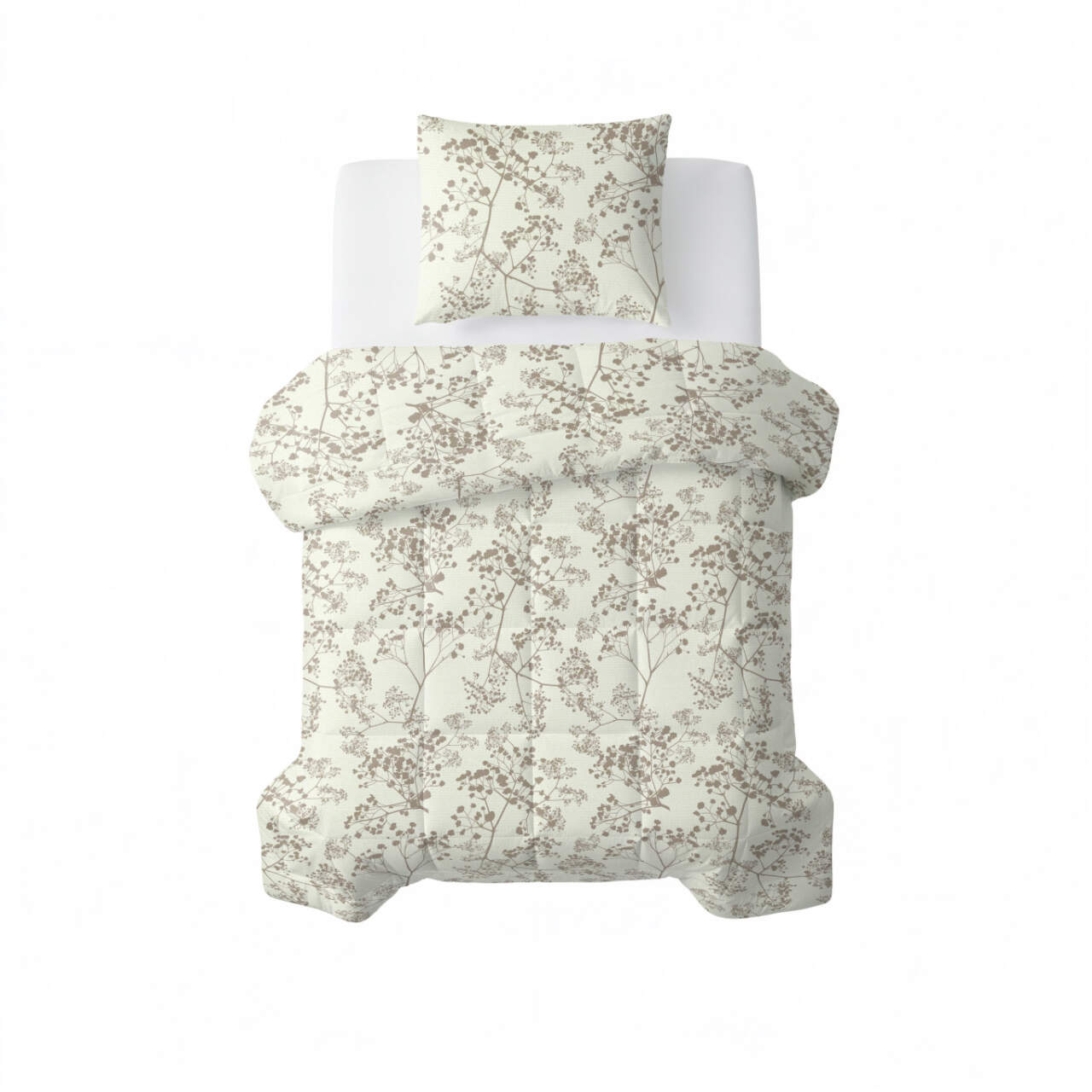All-in one Lazy dekbed Fir Groen 140 x 200 Met Kussensloop