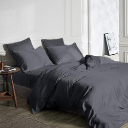 100% Bamboo Antraciet 200 x 200/220
