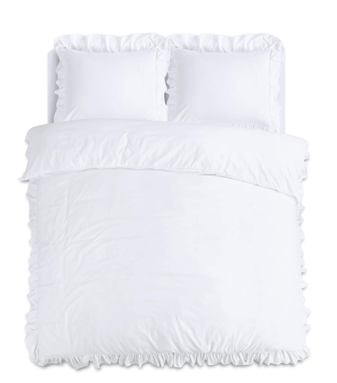 Ruffles Wit 240 x 200/220