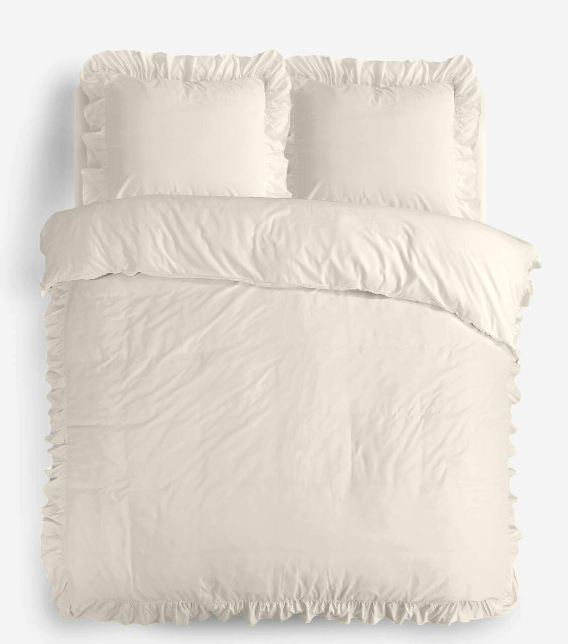 Ruffles Creme 200 x 200/220
