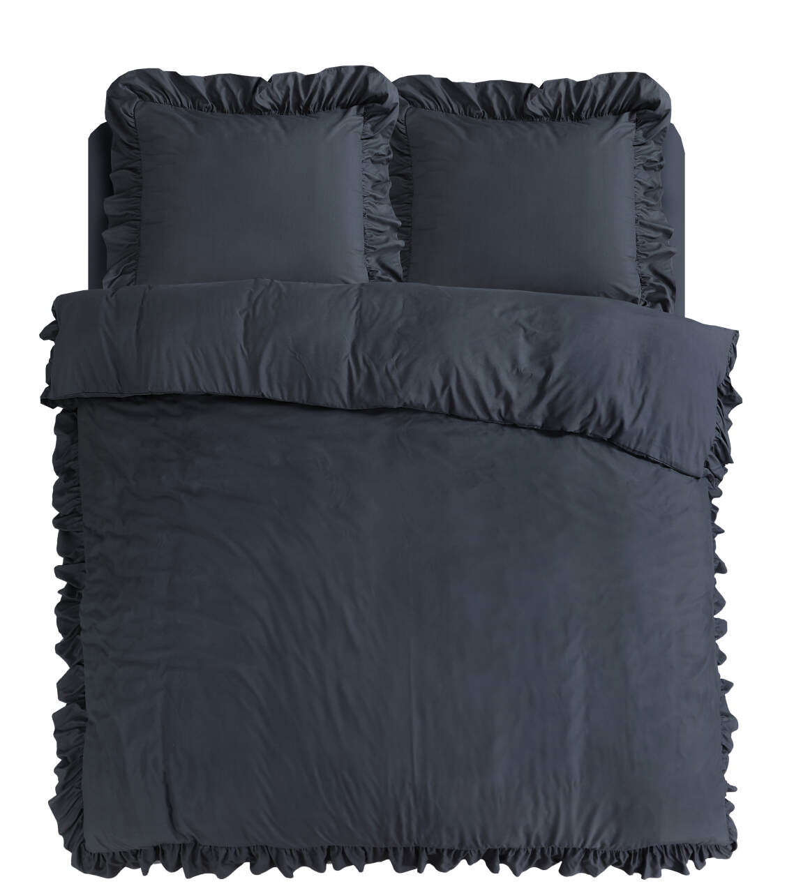 Ruffles Antraciet 200 x 200/220