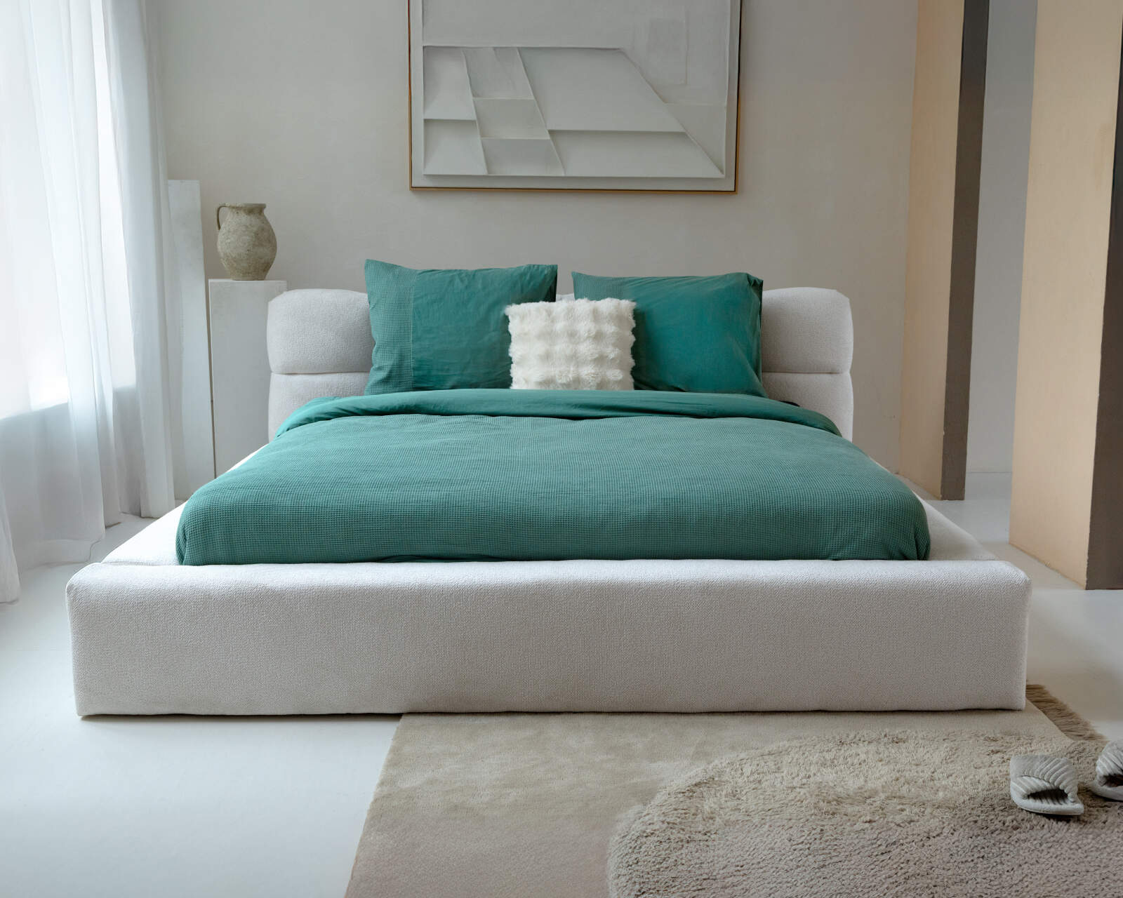 Waffle Groen 240 x 200/260