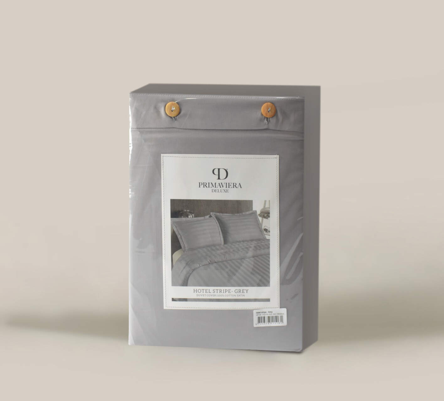 Hotel Stripe Grijs 240 x 200/260