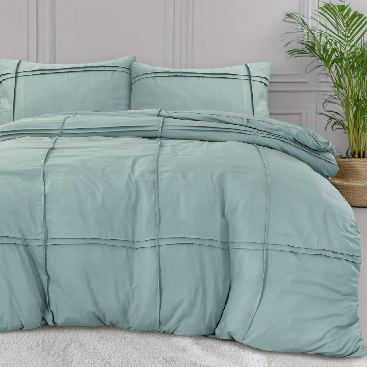 Washed Tufted Groen 240 x 200/220