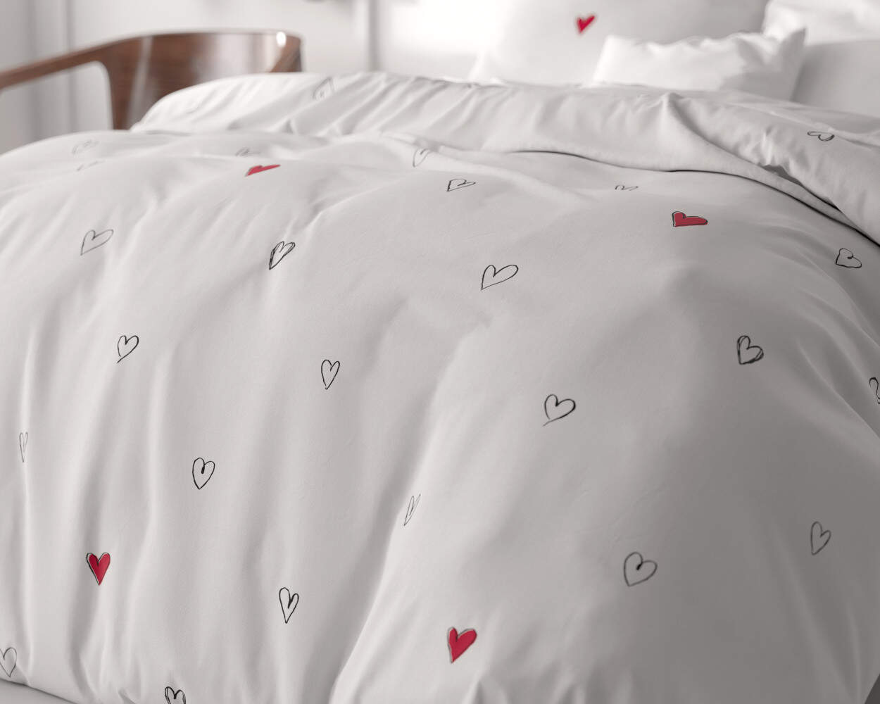 Hearts Everywhere Wit 140 x 200/220