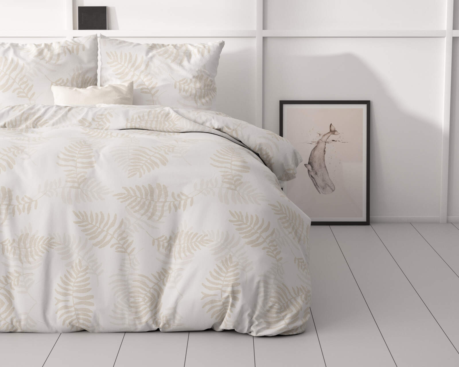 Leaves light Wit 140 x 200/220