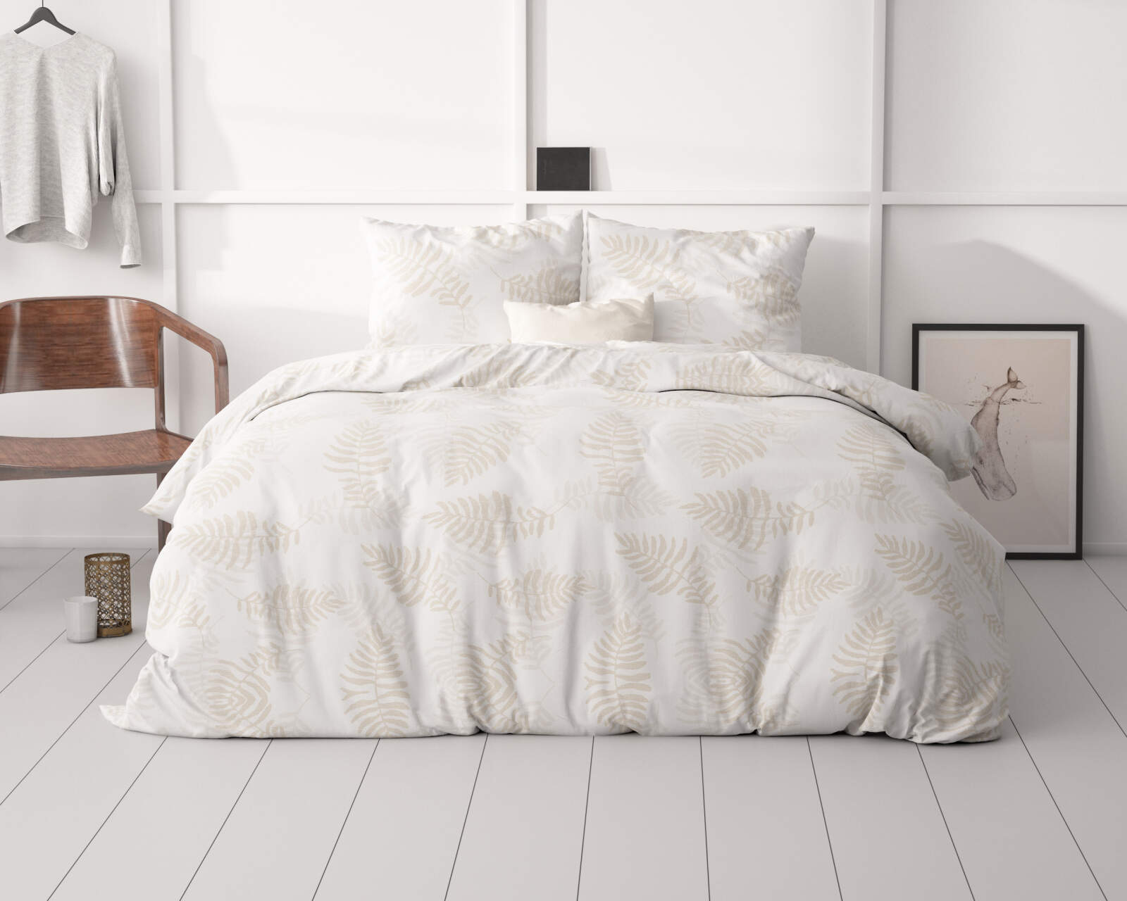 Leaves light Wit 240 x 200/220