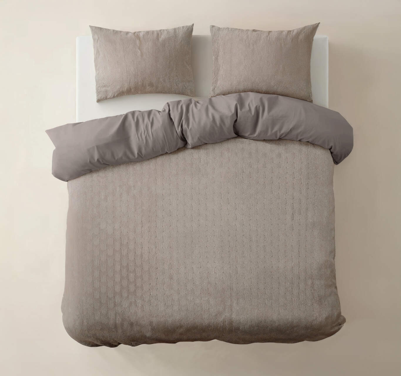 Flanel Art Taupe 200 x 220