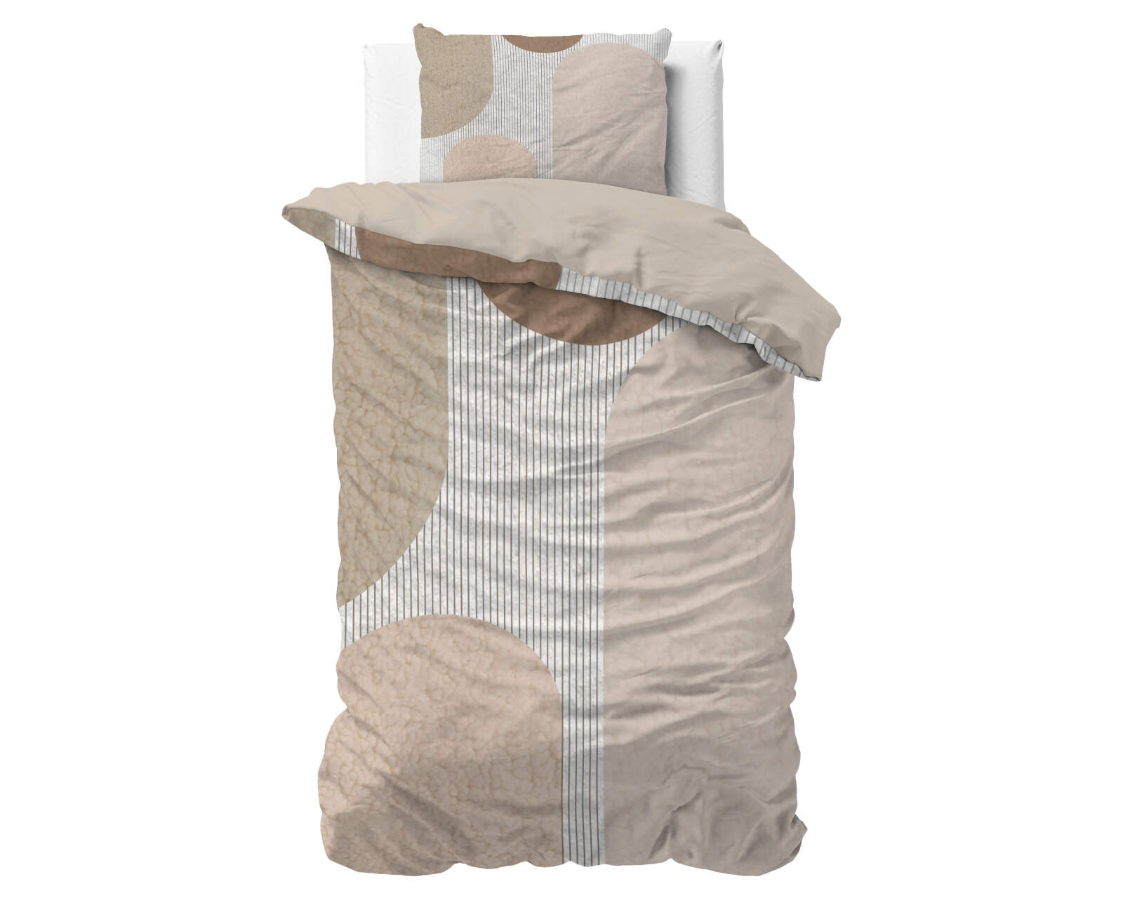 Teddy Print Cr&egrave;me 140 x 200/220