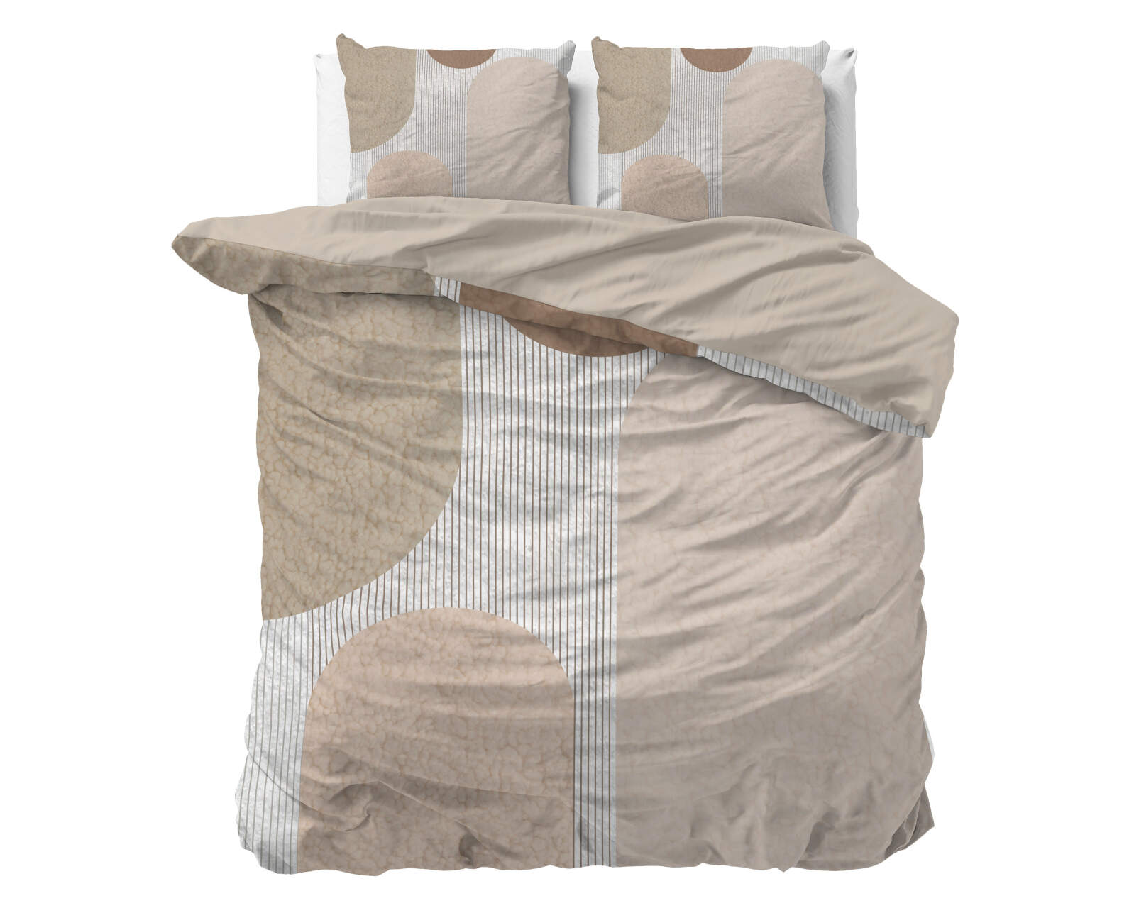 Teddy Print Crème 200 x 200/220