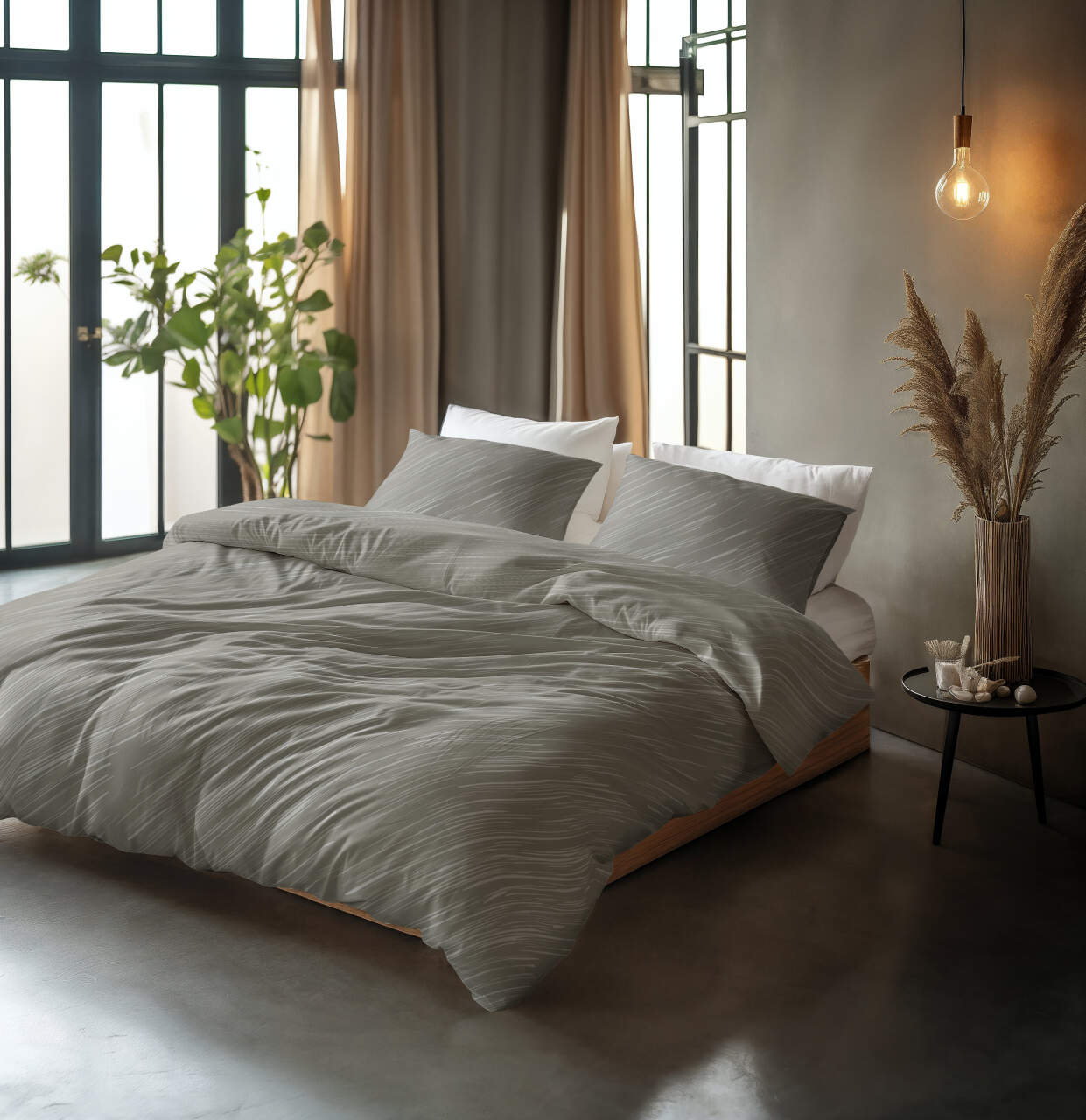 Mellow Stone Grijs 140 x 200/220