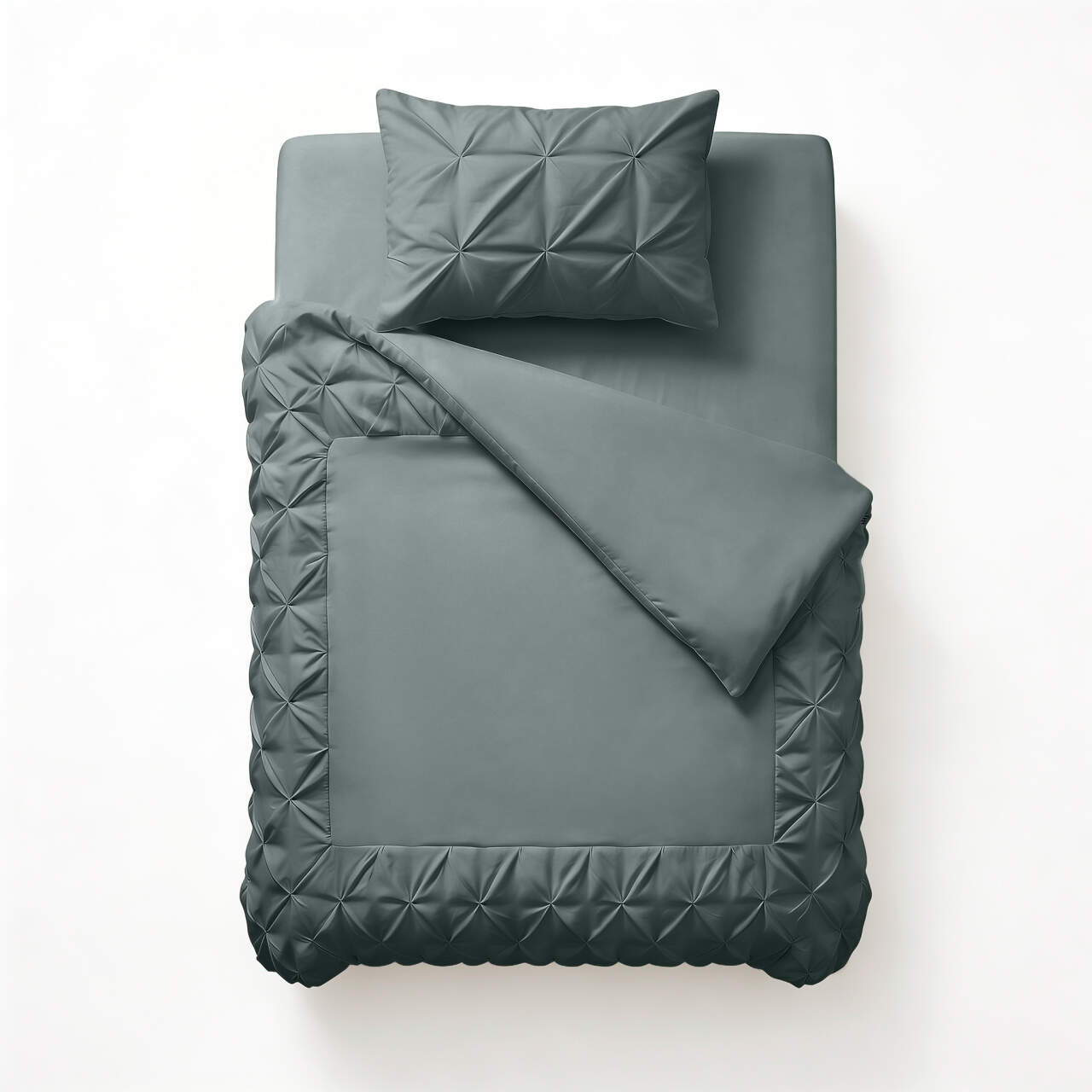 Border Pintuck Groen 140 x 200/220