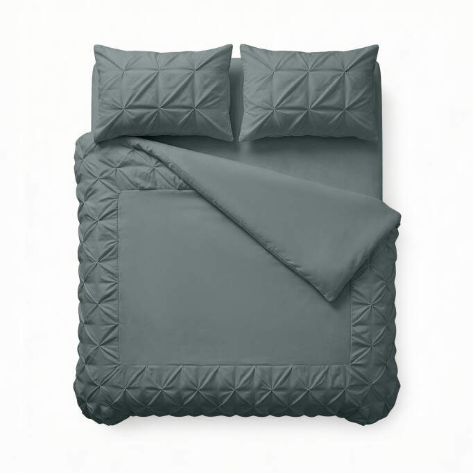 Border Pintuck Groen 240 x 200/220